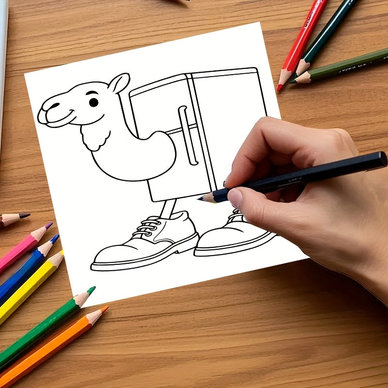 Livre de Coloriage Italian Brainrot – 22 Personnages Mèmes & Défis Créatif