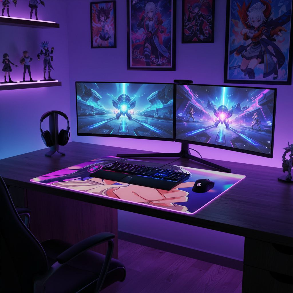 Tapis de Souris Gaming MBK Cyber – Grand Format Geek