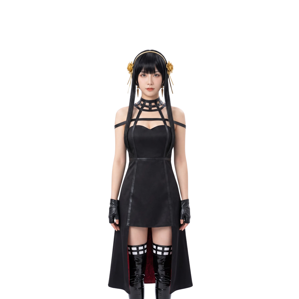Costume Cosplay Yor Forger – Spy x Family – Robe Noire