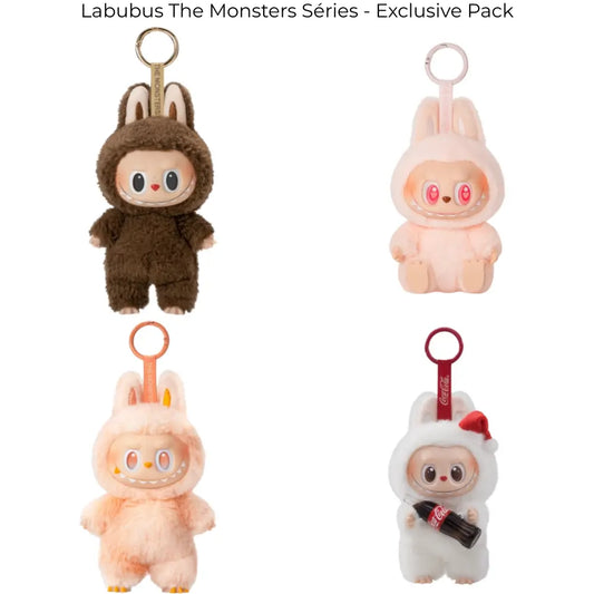 Pack 4 Figurines The Monsters Pop Mart – Édition Collector Labubu