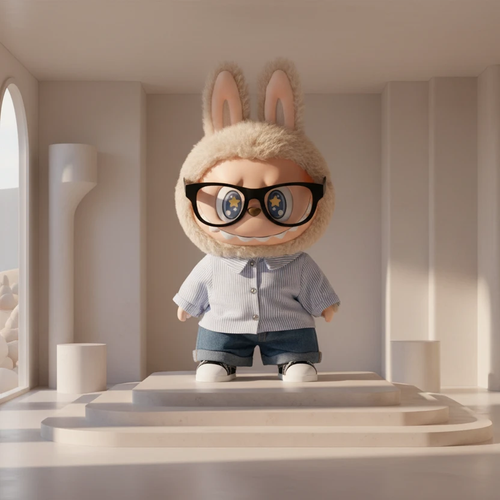 POP MART Labubu Flip With Me – Figurine Vinyle XL 40 cm