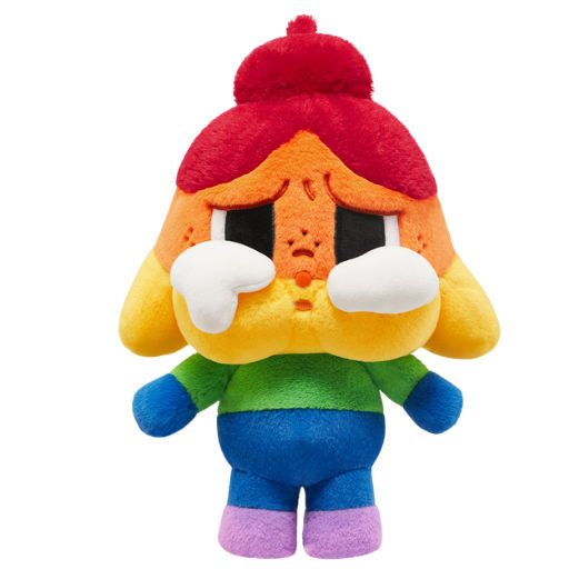 POP MART Peluche Crybaby Émotive Collector Édition Limitée Arc En Ciel Luxueuse et Rare by POP MART INTERNATIONAL GROUP LIMITED