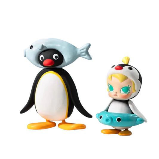 MOLLY Baby Molly x Pingu – Fish Fun Figurine | Édition Limitée 2024 POP MART