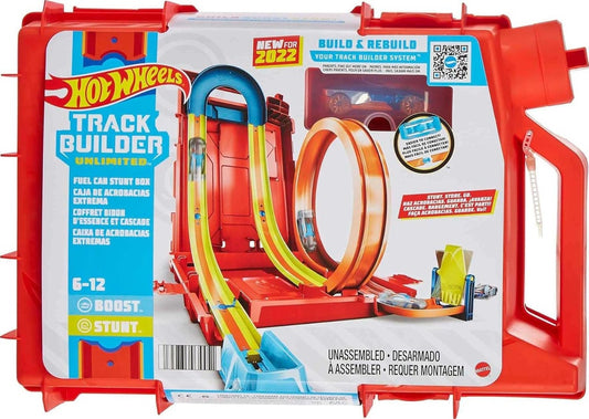Hot Wheels - Coffret Bidon d’Essence Track Builder Unlimited