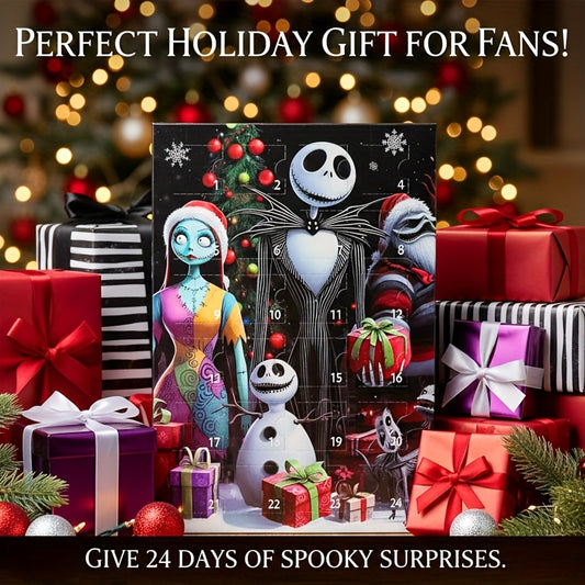 24pcs Disney Nightmare Before Christmas Advent Calendar 2025 – Official Tim - Inspired Collection