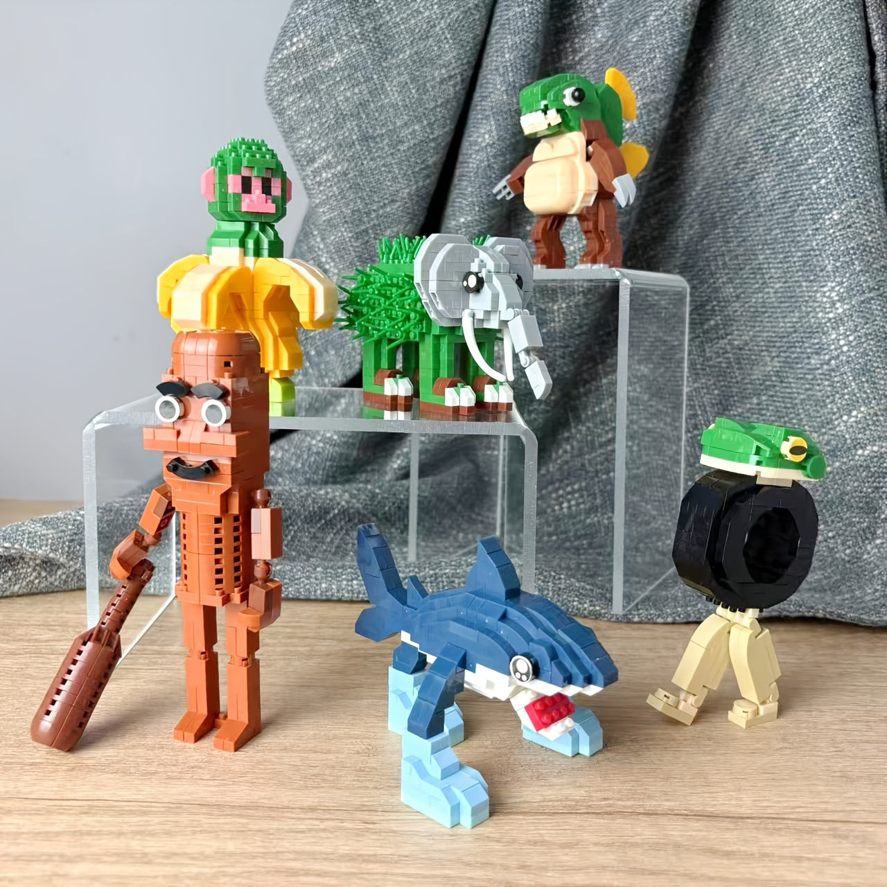 Puzzle 3D Créatif – 1060+ Blocs à Assembler – Italian Brainrot - Roblox