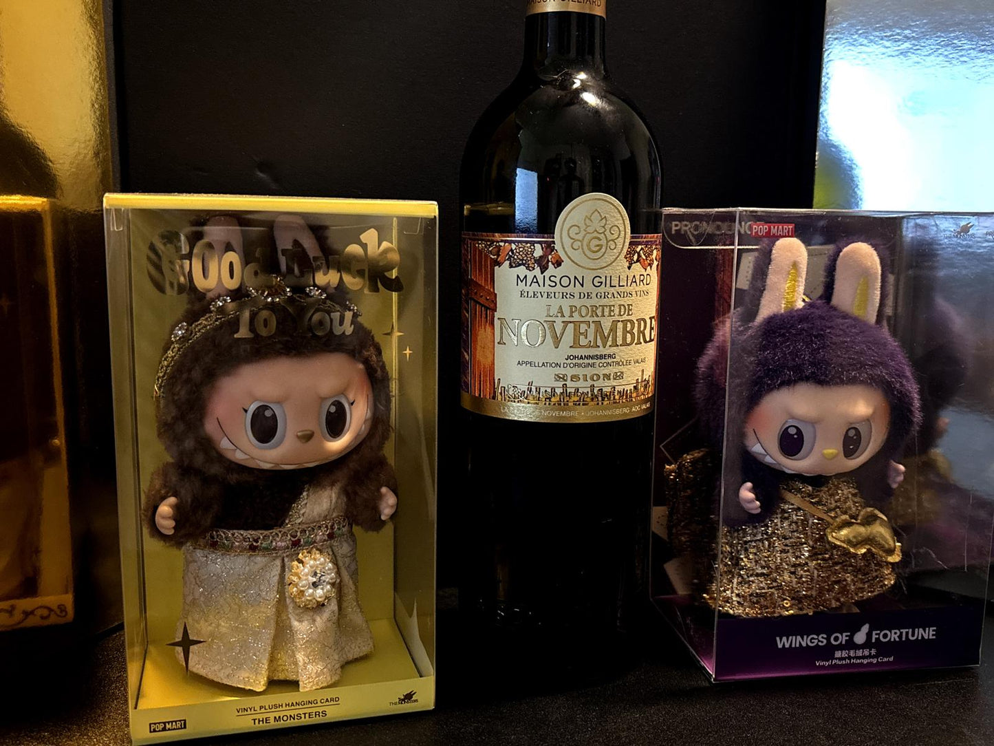 Pop Mart Pronounce Porte Clés Wings Of Fortune Dorée Édition Limitée