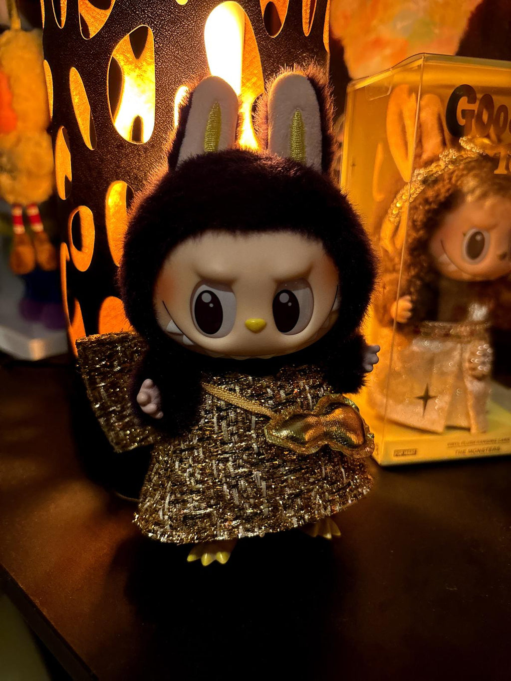 Pop Mart Porte-Clés Wings Of Fortune Doré Vinyle Kawaii