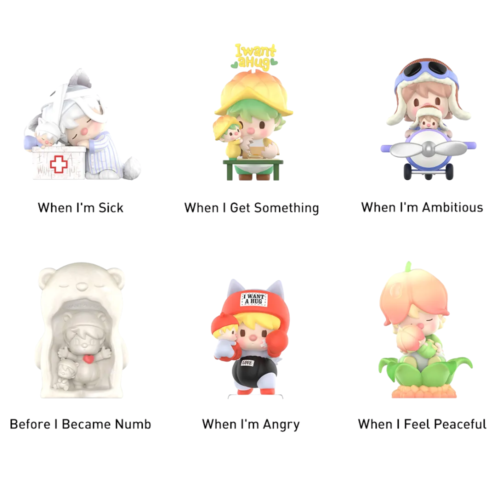Pop Mart Sweet Bean Figurine I Want a Hug Édition Collector Boîte Surprise Exclusivité by POP MART INTERNATIONAL GROUP LIMITED