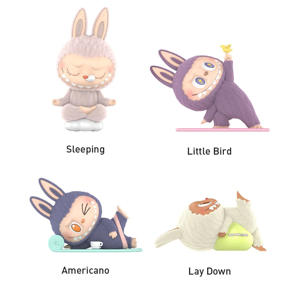 1x Figurines THE MONSTERS Lazy Yoga
