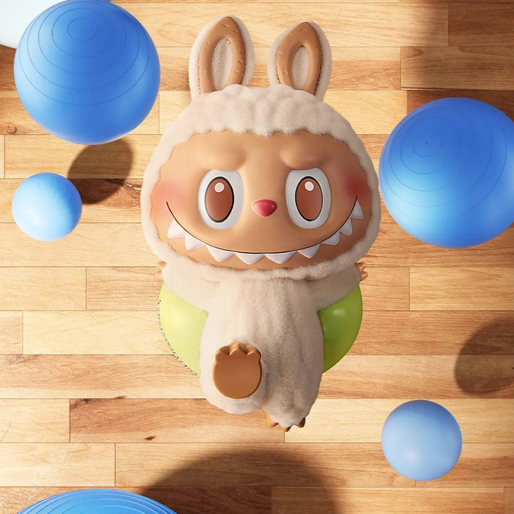 1x Figurines THE MONSTERS Lazy Yoga