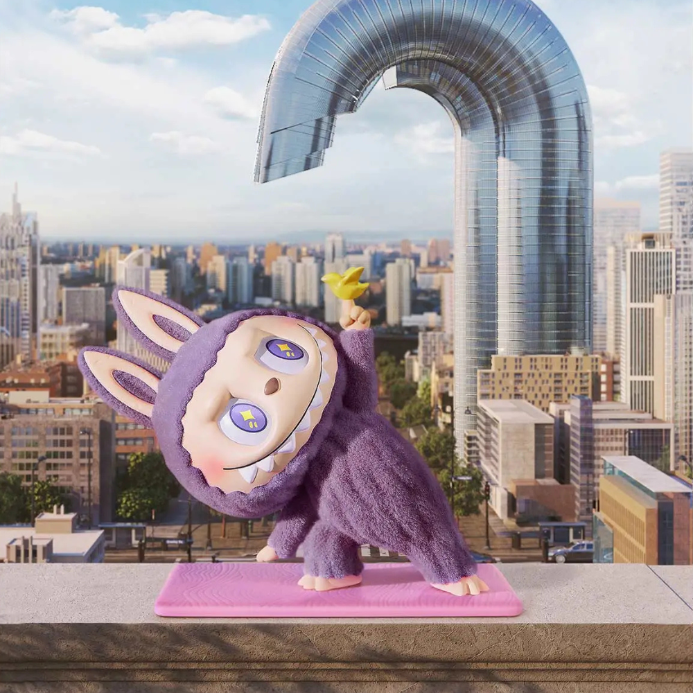 POP MART Figurine Labubu Yoga Zen en Boîte Surprise Collection Lazy Yoga The Monsters Édition Limitée by POP MART INTERNATIONAL GROUP LIMITED