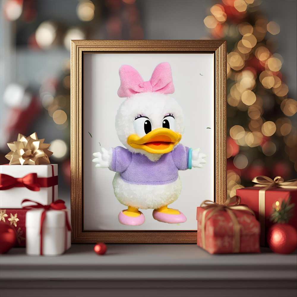 portrait dans cadre photo mickey family