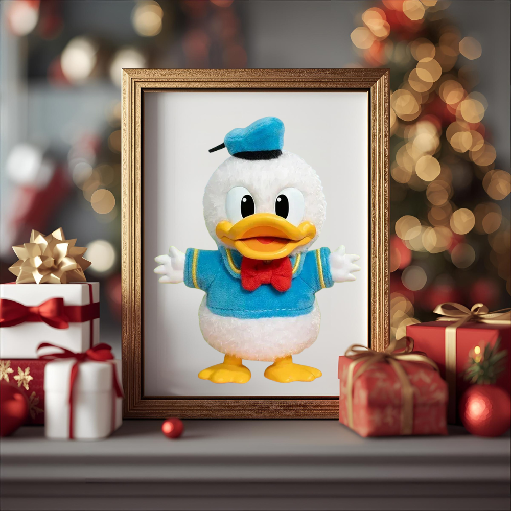 portrait dans cadre photo mickey family