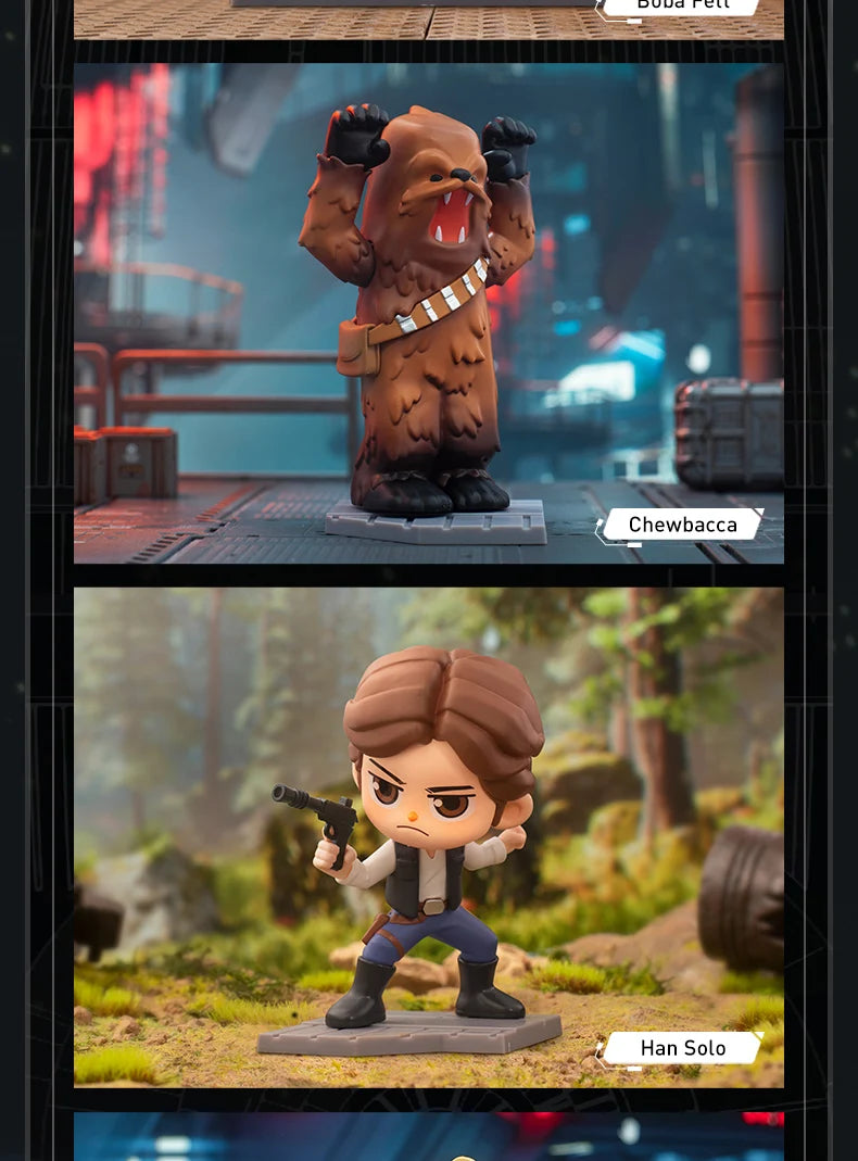 POP MART Star Wars Series Blind Box Guess Bag Mystery Box Toys Cute Doll Anime Figure Ornaments Gift