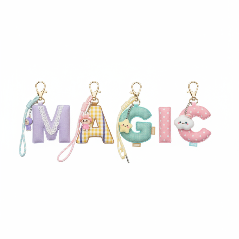 Pop Mart Pin for Love The Monsters Lettres — Blind Box