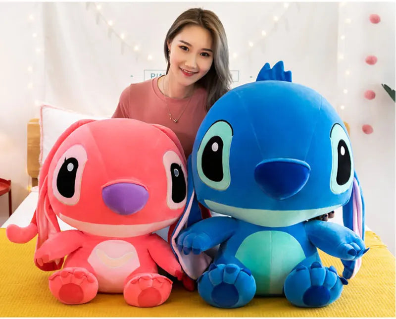 MINISO Peluche Géante Lilo & Stitch – Modèles Couple 60 cm