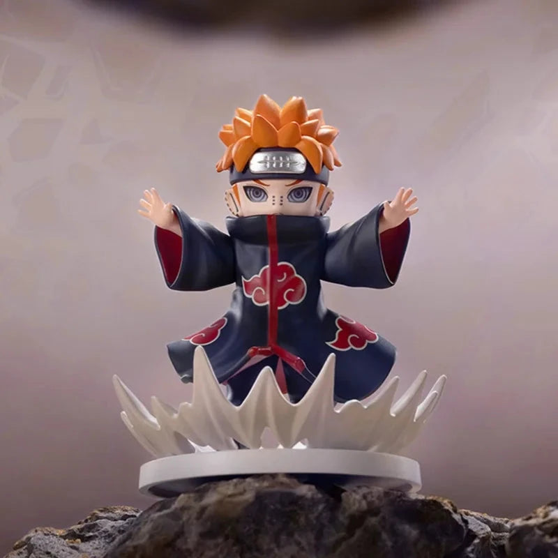 Pop Mart Figurine PVC Naruto Shippuden Akatsuki Arc Boîte Aveugle