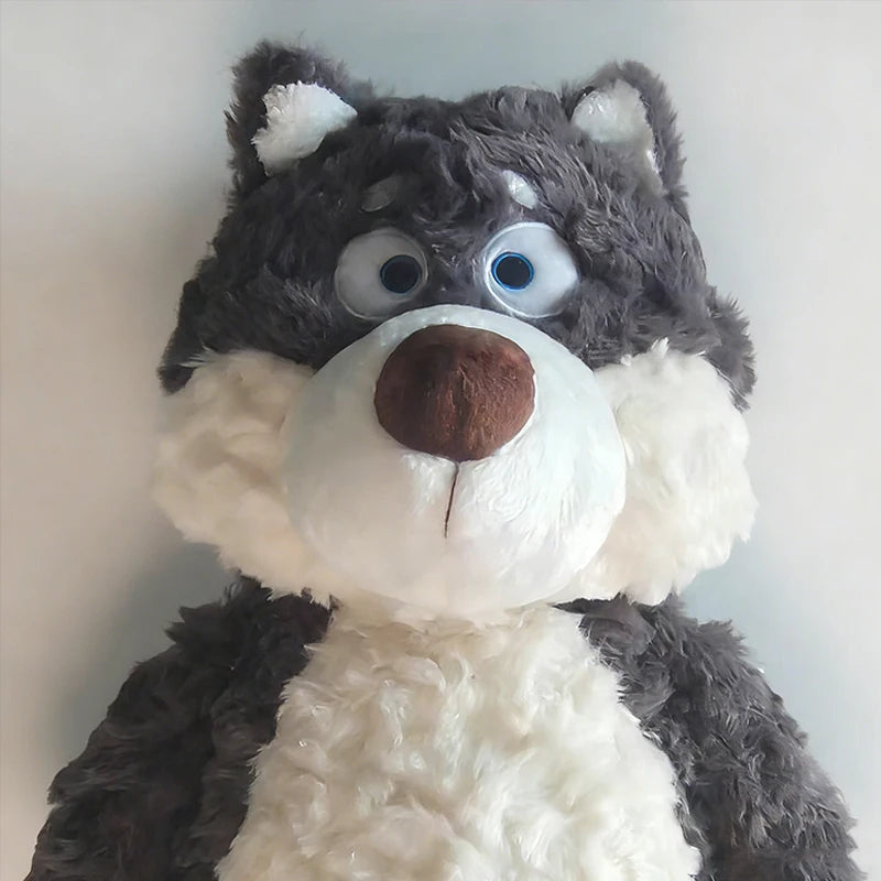 Peluche Loup Gris Kawaii 40cm