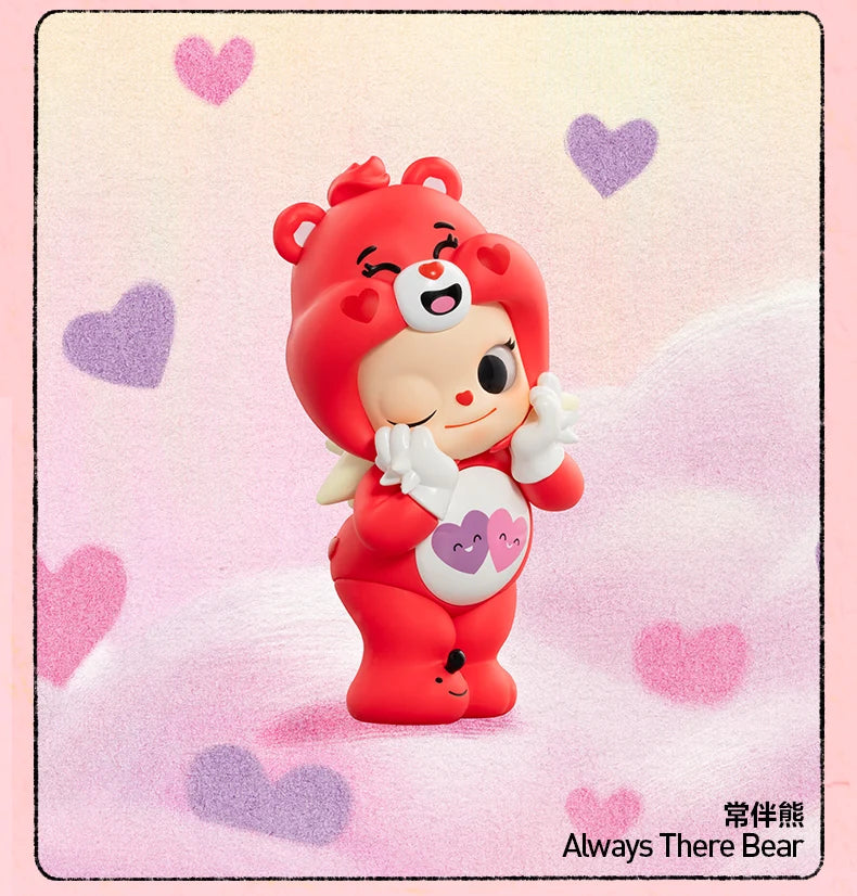 POPMART CareBears x Zsiga series blind box guess bag desk decoration cute model gift girl blind bag toys anime figure