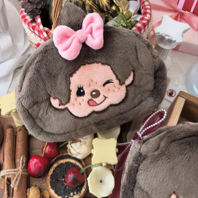 Monchhichi – Trousse de toilette brodée – Pochette 25 cm