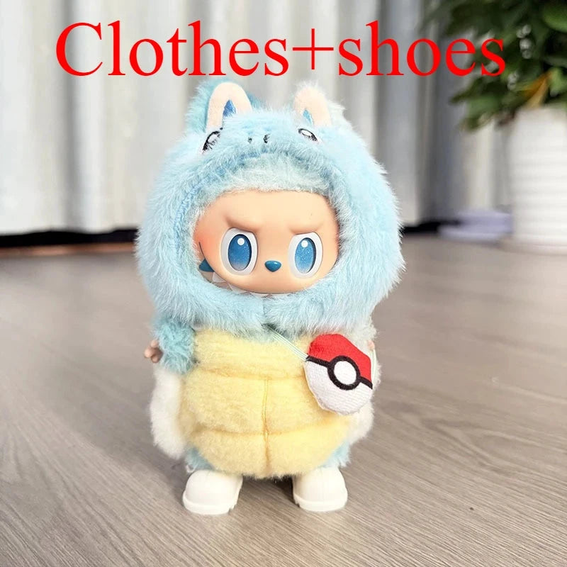 Labubu Ensemble Costume Quatre Styles Pikachu Échelle 1 sur 12