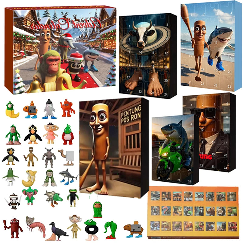 Brainrot Calendrier Avent Tralala PVC Édition Limitée by Mon Labubu