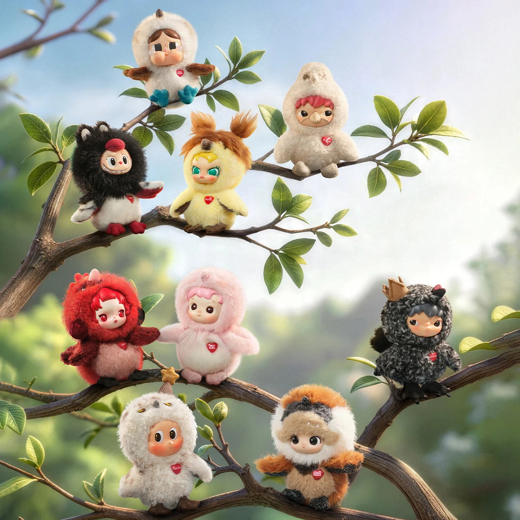 Pop Mart – Dear Birds – Blind Box Peluche Pendentif (série de 8)