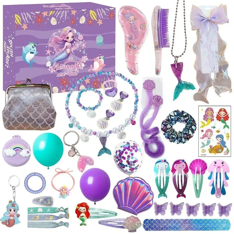 Calendrier de l’Avent Princesse & Bijoux – Coffret Cadeau de Noël Enfant