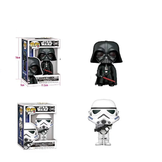 BANDAI Star Wars Star Wars nouveau classique dark vador Stormtrooper logistique Action peinture jouet décorations décorer les enfants
