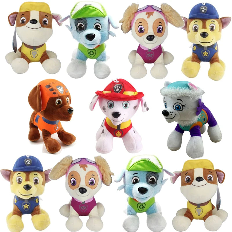 Paw Patrol Dog Puppies Plush Toy Doll Puppy Patrol Toys Doll Chase Marshall Skye Action Anime Character Toy for Children Gift