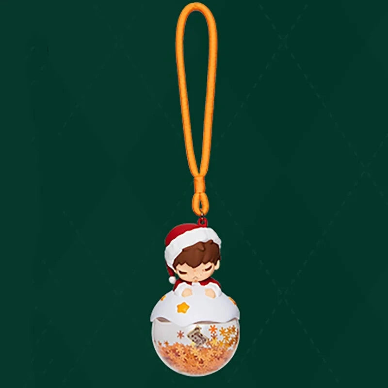 Pop Mart Apple Of My Eye Light-Up Christmas Decoration with Deep Red Ribbon