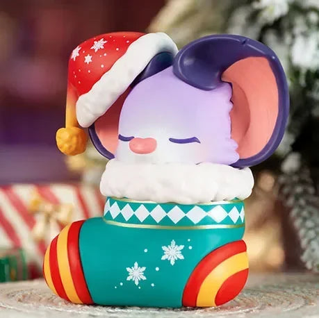 POP MAR Yoki série de noël boîte aveugle jouets boîte aveugle jouets boîte mystère mystère Caixa figurine d'action…