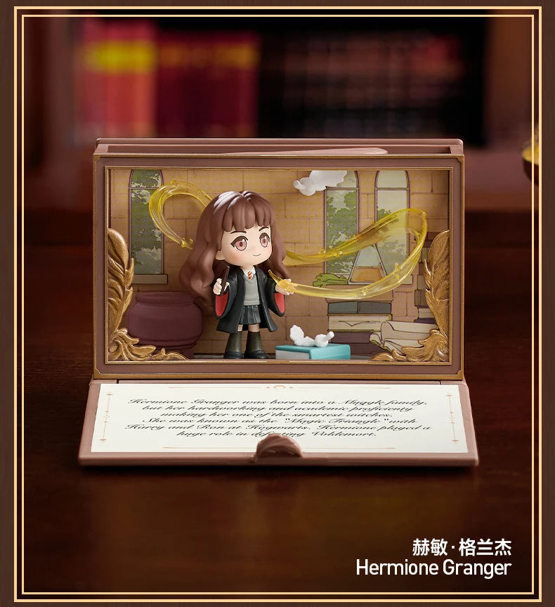 POPMART Harry Potter Poudlard série biographique boîte aveugle devinez sac jouets originaux poupée mignon Anime Figure ornements cadeau