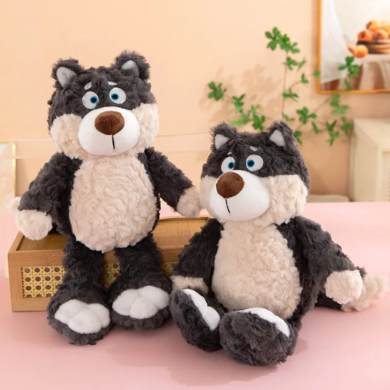 Peluche Loup Gris Kawaii 40cm