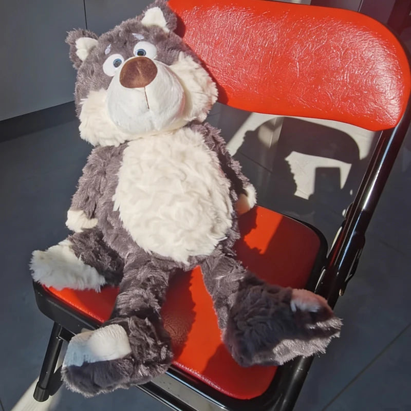 Peluche Loup Gris Kawaii 40cm