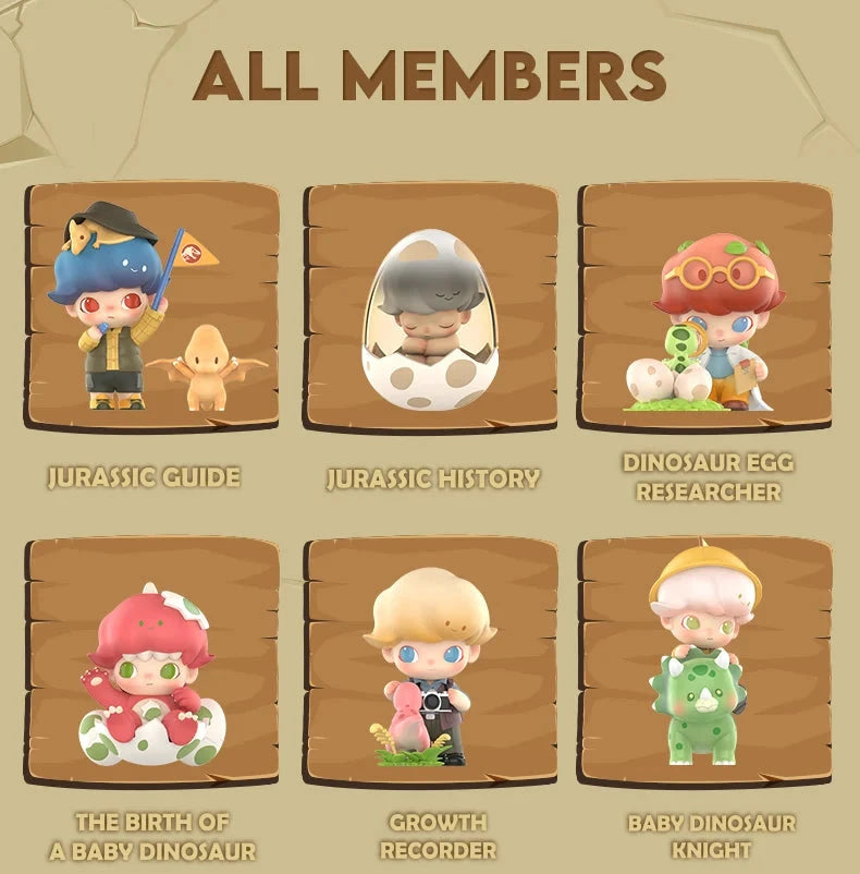 POP MART DIMOO Jurassic World – Figurine Surprise Blind Box