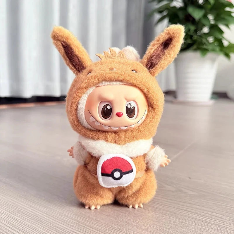 Labubu Ensemble Costume Quatre Styles Pikachu Échelle 1 sur 12