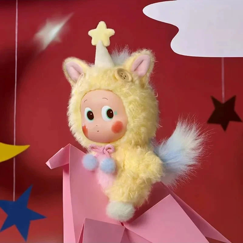 POP MART Have A Good Run Series - Porte clé Peluche Blind Box