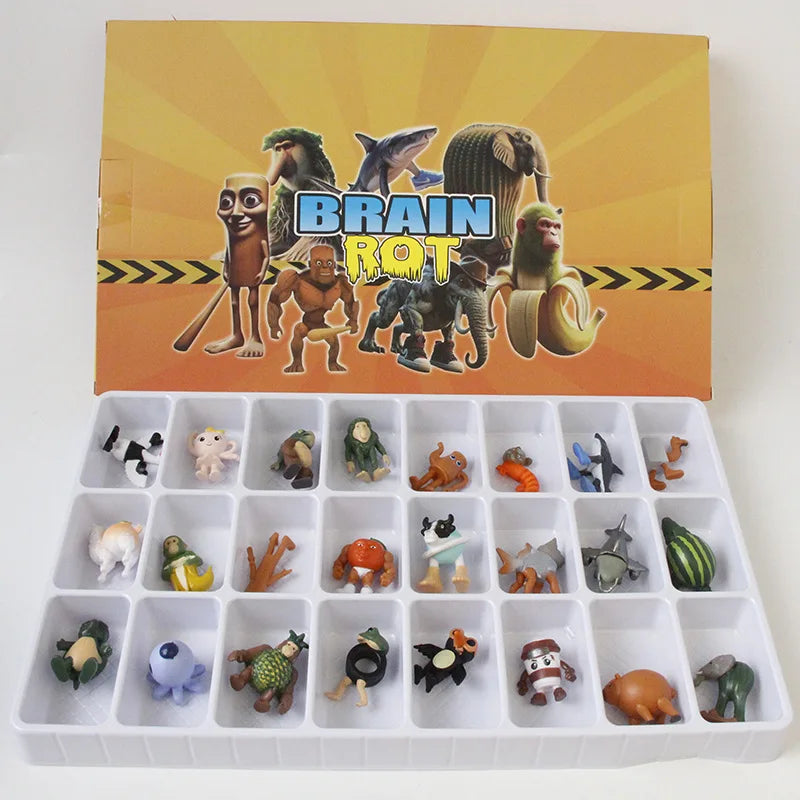 Brainrot Italien Calendrier Avent Acryliques Figurines Exclu by Mon Labubu