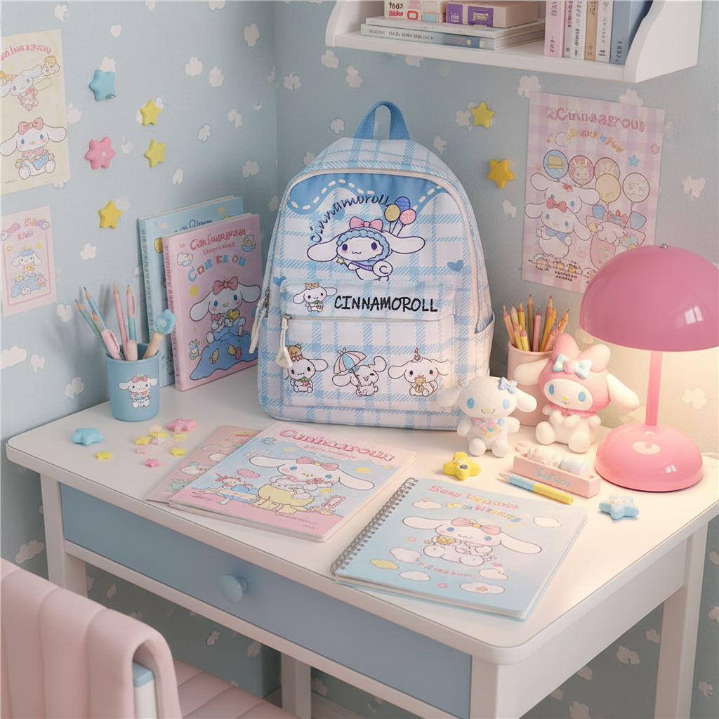 Sac à dos Sanrio – Hello Kitty My Melody Cinnamoroll Kuromi