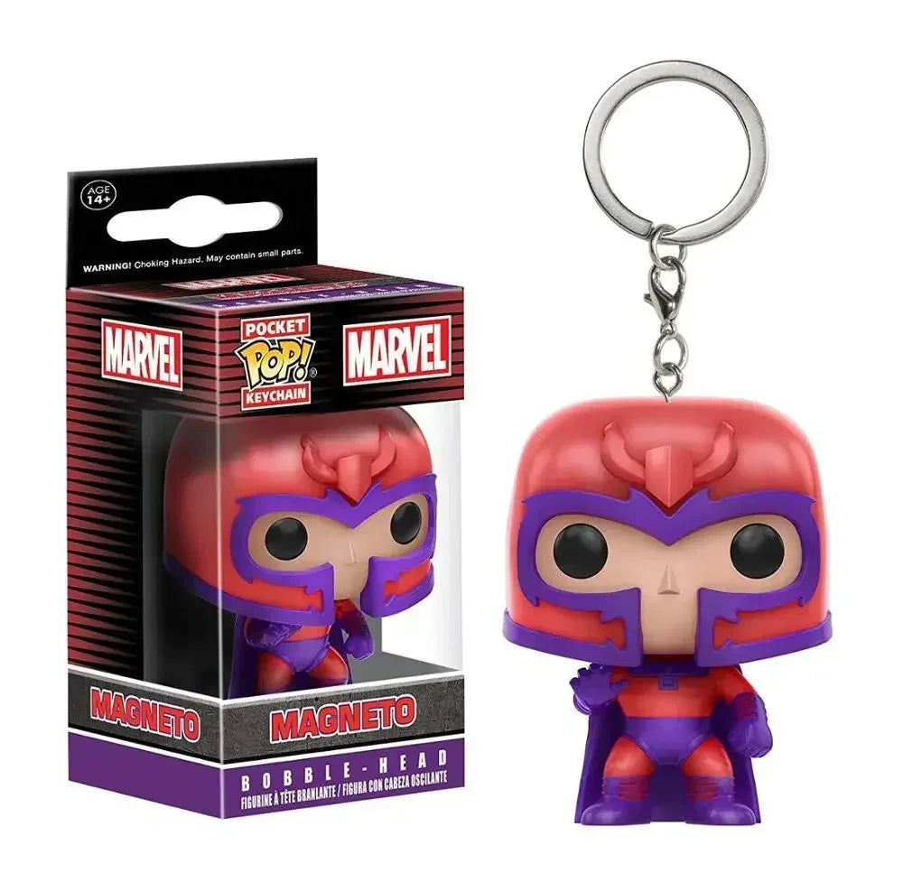 FUNKO Captain America Inro Man Deadpool Spider Man Thanos Thor porte-clés jouets poupée en vinyle figurines de jouets à collectionner meilleur cadeau pour enfant