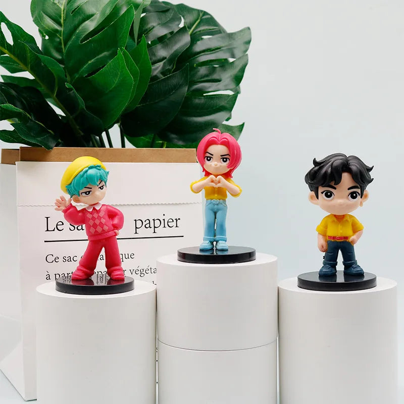 KPop chasseurs de démons dessin animé Figurine poupée jouets Mira Rumi Zoey Huntrix PVC modèle Statue Collection décoration cadeaux d'anniversaire