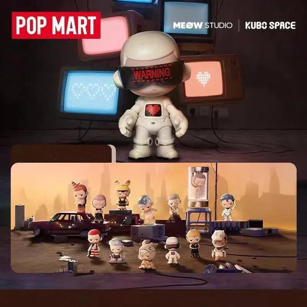 POP MART KUBO série ville du coucher de soleil boîte aveugle jouets Kawaii Anime figurine Surprise boîte mystère…