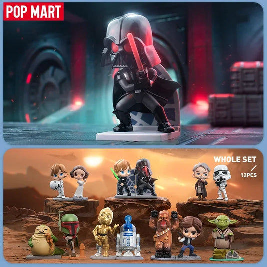 POP MART Star Wars Series Blind Box Guess Bag Mystery Box Toys Cute Doll Anime Figure Ornaments Gift