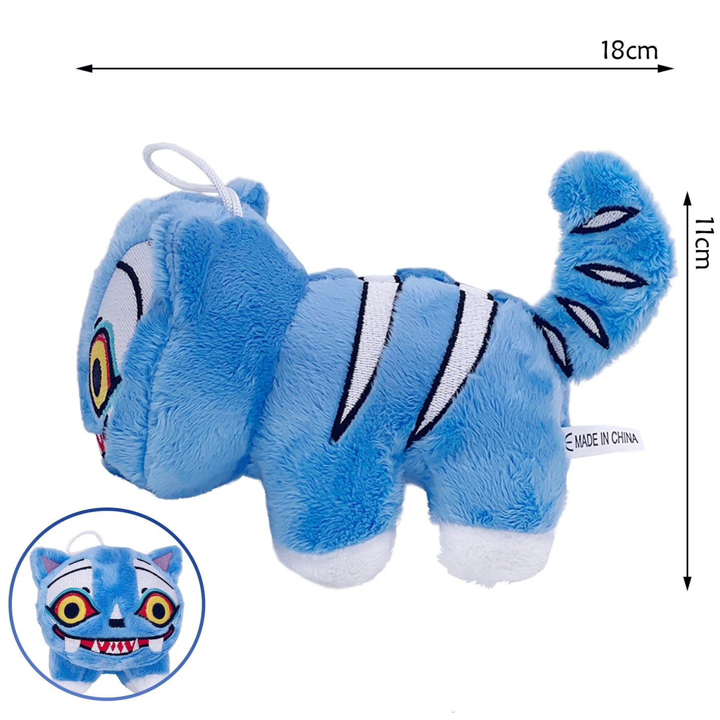 Nouveau Anime Kpop démons chasseurs en peluche mignon violet tigre noir chapeau pie monstre chasse fille groupe en peluche pour les Fans cadeaux