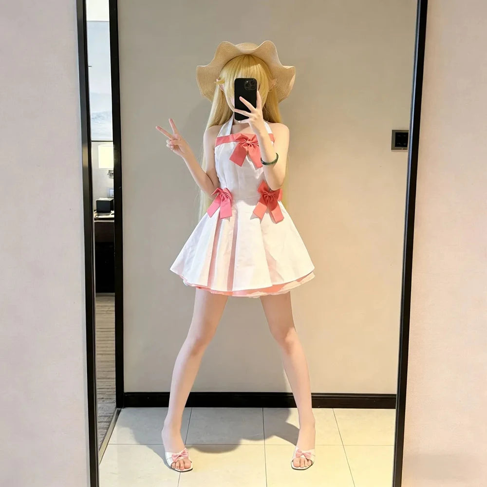 Oshino Shinobu Cosplay – Robe Costume Femme