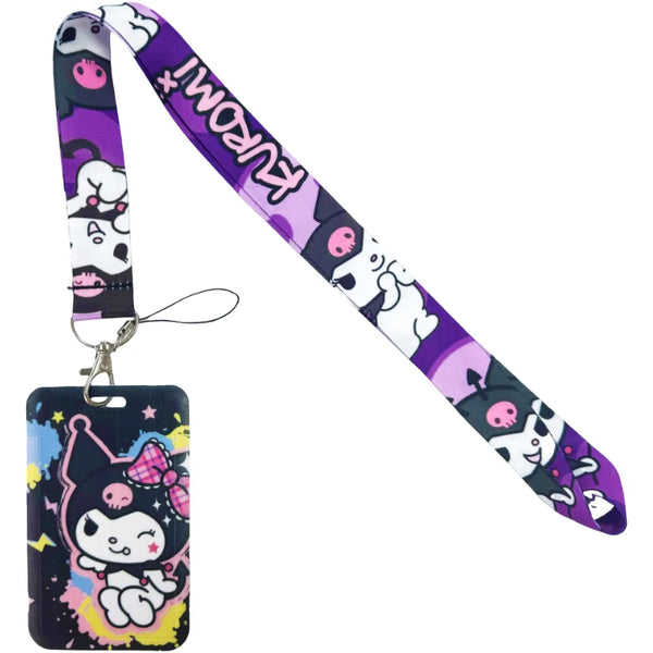 Lanyard Porte-Badge Anime – Dragonne Tour de Cou Multi-Usage