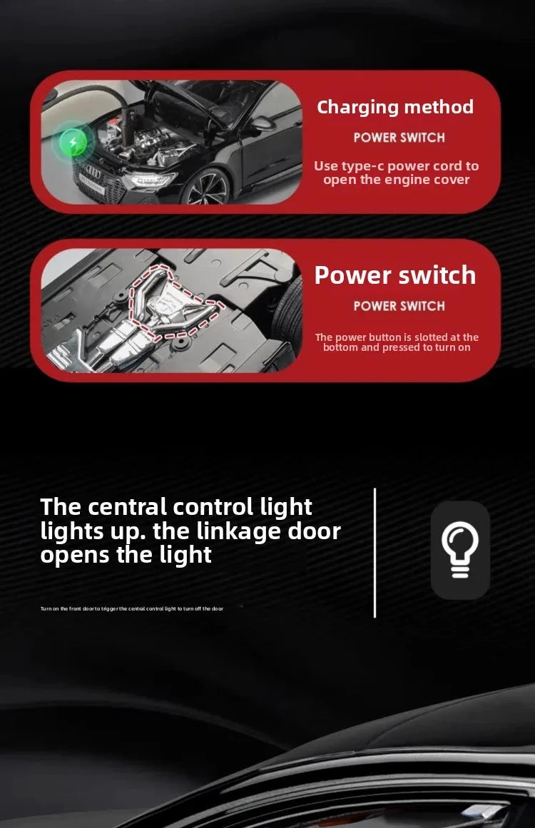 WELLY Audi RS7 Sportback 1:18 – Modèle de voiture en alliage