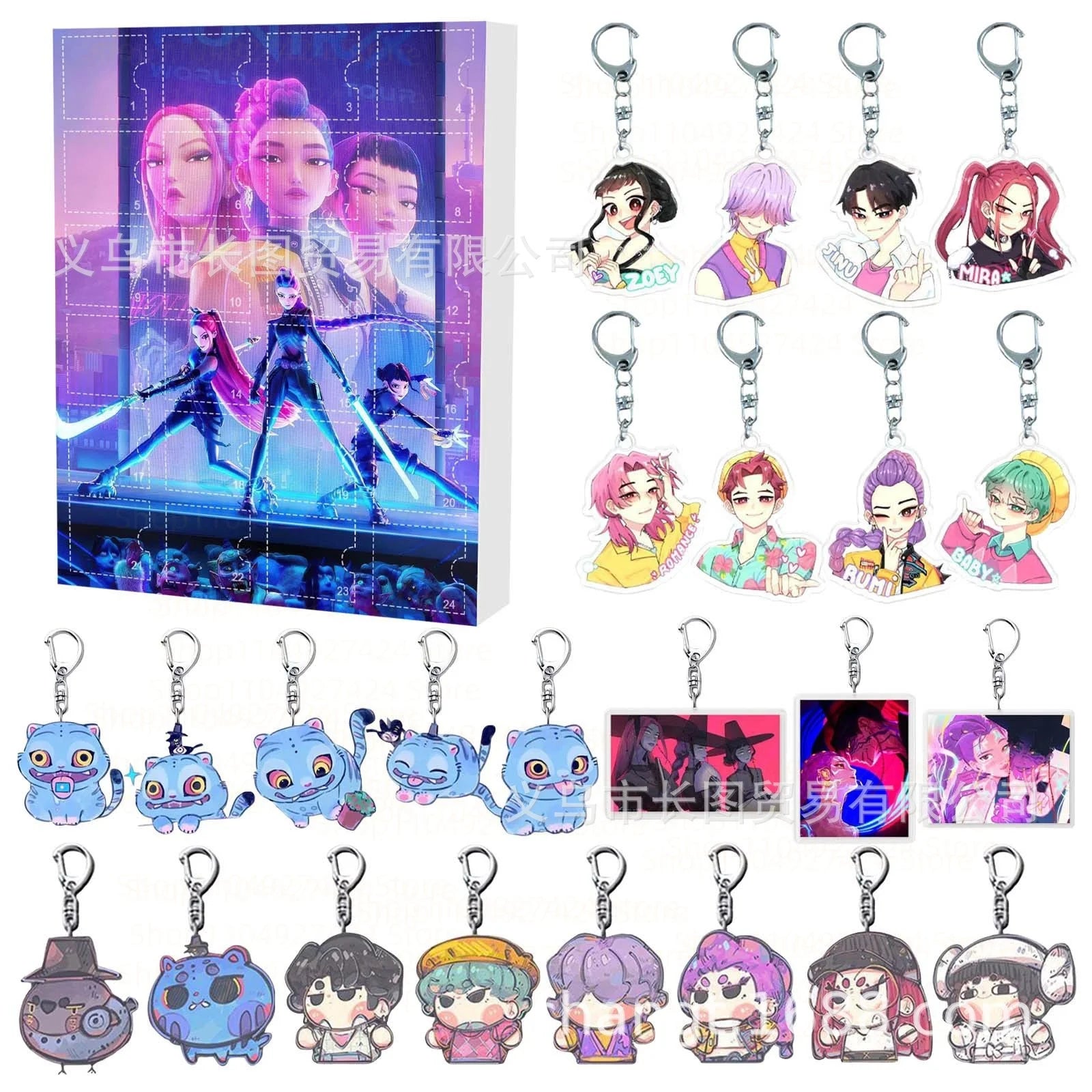 Demon Hunters Calendrier de l'Avent Acrylique Limitée by Mon Labubu